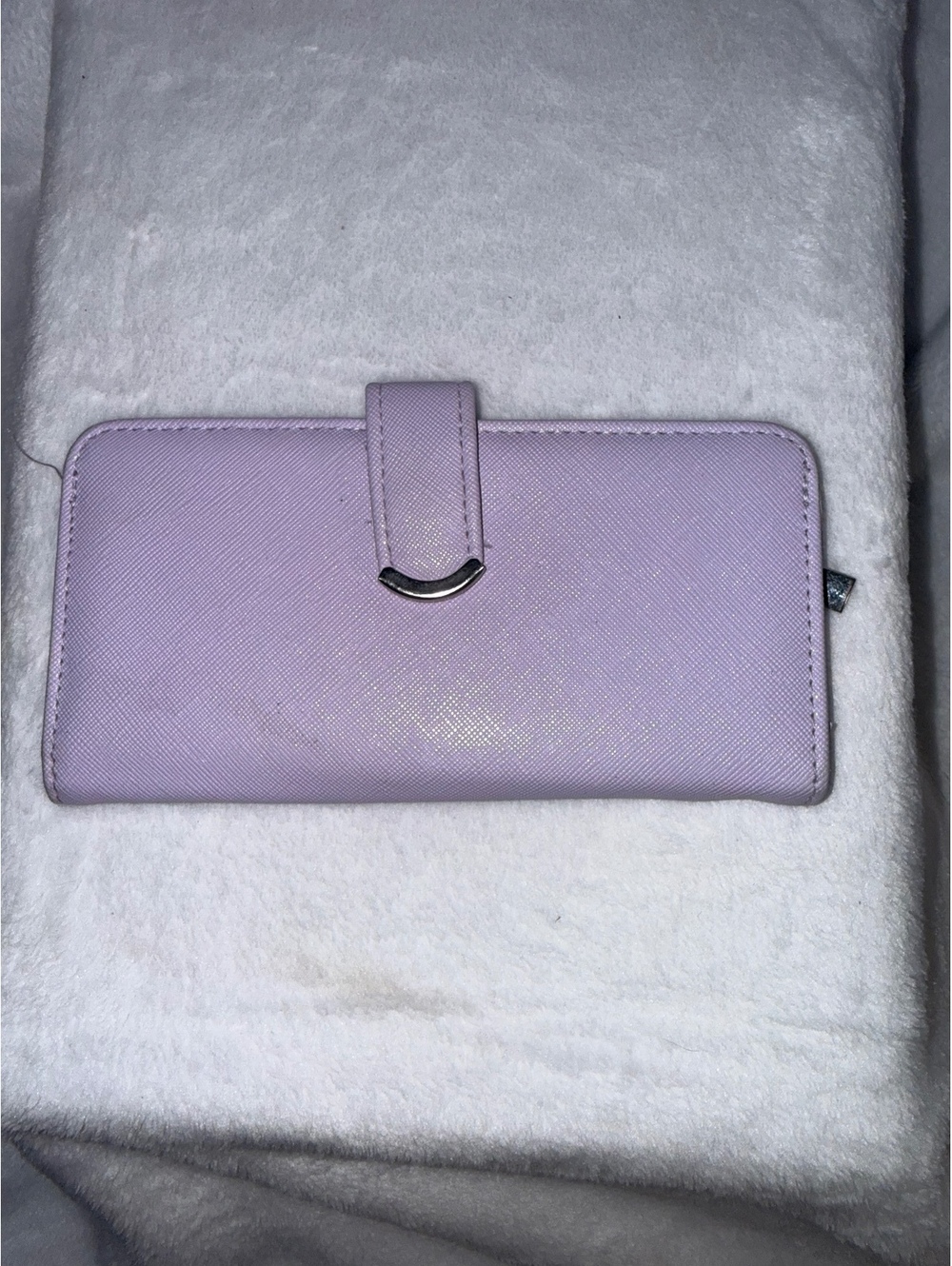 Light Purple Wallet with Multiple Card Slots